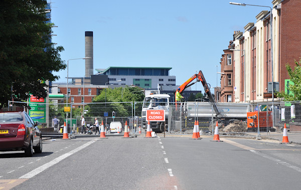 Alexandra Parade road closed