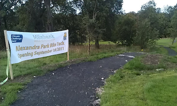 Alexandra Park Bike Track Dennistoun